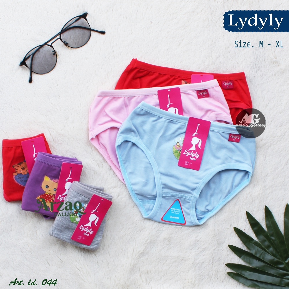 [ 6pc ] CD Lydyly LD 044 | Celana Dalam Anak Perempuan Motif Tengah | Cd Lydyly | Celana Dalam | ARZAQgallery  | Cd Bayi Dan anak | Celana Dalam Katun