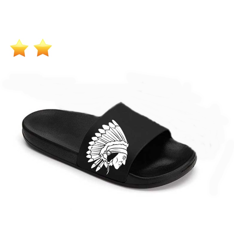 sendal  pria dan wanita murah dan keren  Sandal Slide/slop Krakter gambar apache