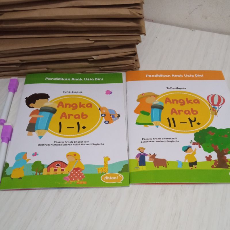 

Tulis-hapus Angka Arab-10 & 11-20 (2 buku)