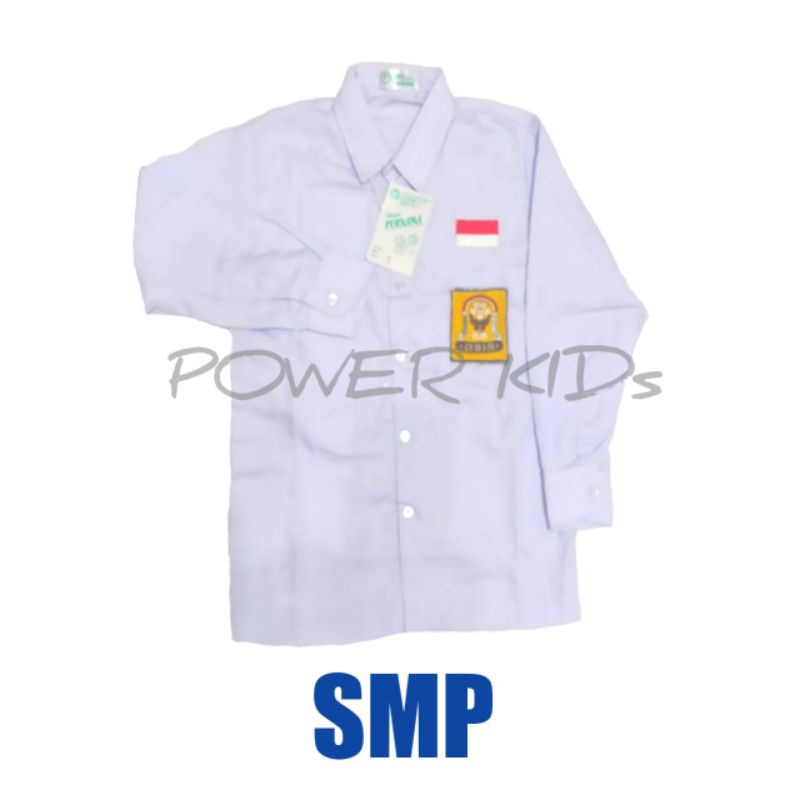 BAJU SERAGAM SMP KEMEJA PANJANG