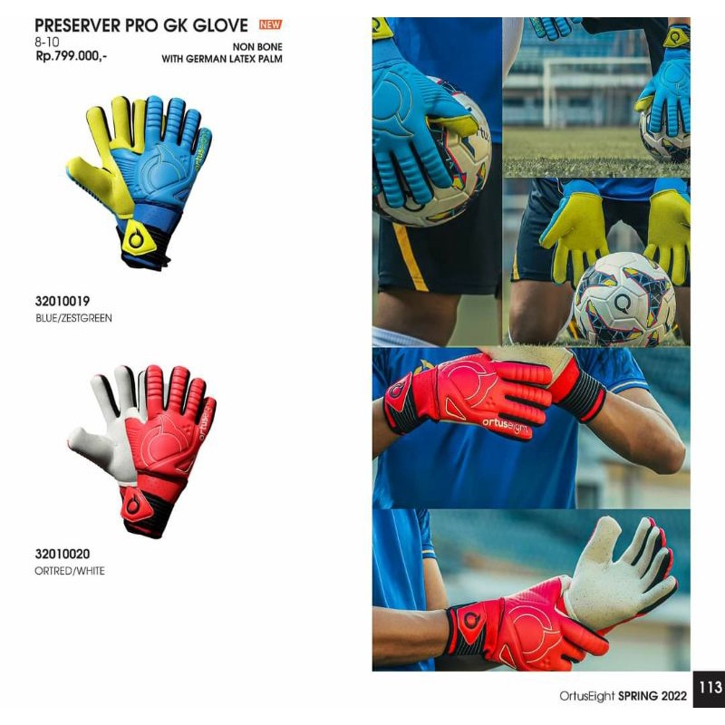 Sarung Tangan Kiper Ortuseight Preserver Pro GK Glove