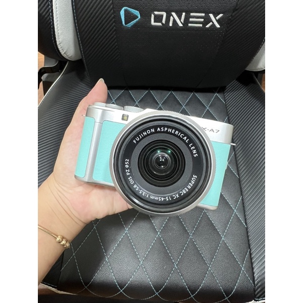 Kamera Fujifilm mirrorless X-A7 kit second Mulus 100% Mint green