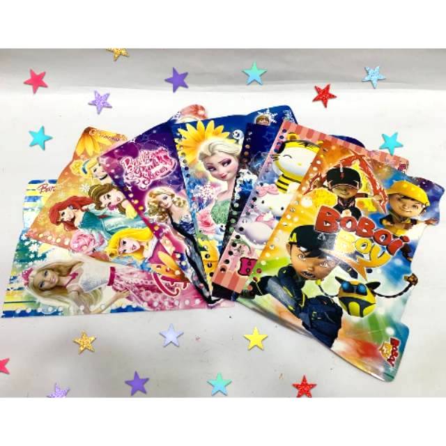 

PEMBATAS LOOSE LEAF / BINDER A5 KARAKTER