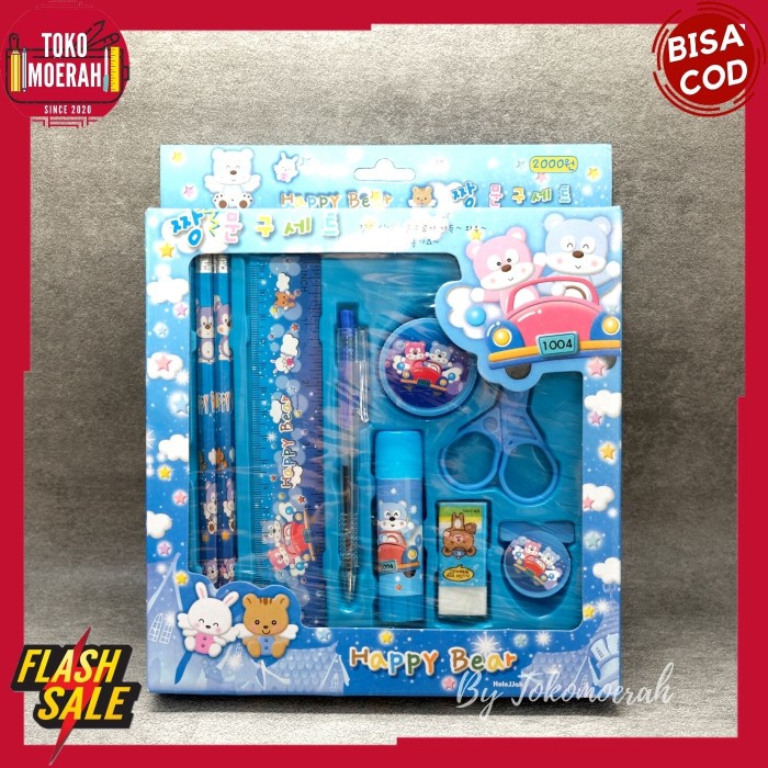 

Mudah Paket Alat Tulis Murah Lengkap 9 Item In 1 Set Pulpen Pensil Lucu Unik Hemat