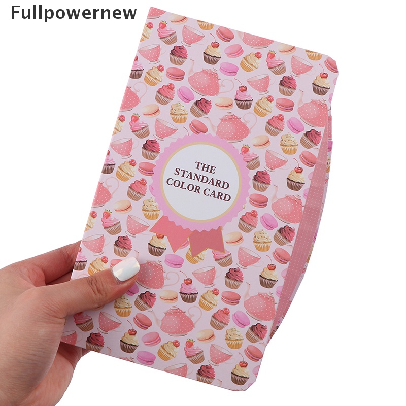 [FULL] False Nail Color Book Display Nail Gel Polish Card Chart Palette Practice Board