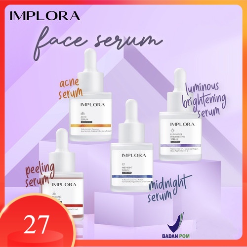 IMPLORA - Face Serum (Serum Wajah) ORIGINAL BPOM