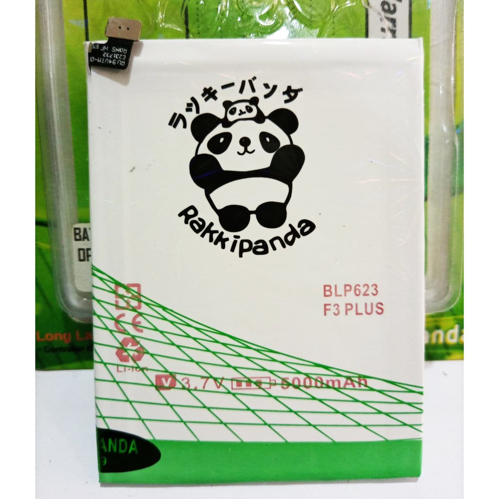 Baterai Oppo BLP623 OPPO F3 PLUS Rakkipanda Dobel IC Power