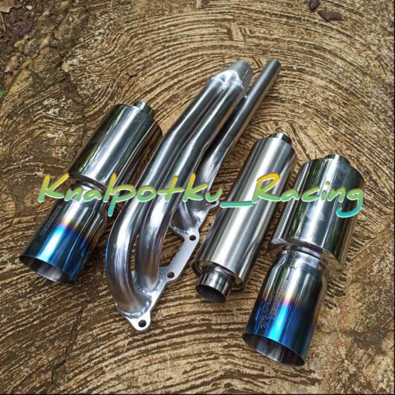 PAKET KNALPOT MOBIL RACING T120SS HEADER 432 STEREO PINCANG