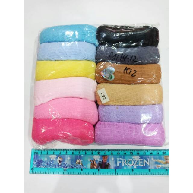 

Donat jumbo warna soft isi 12pc