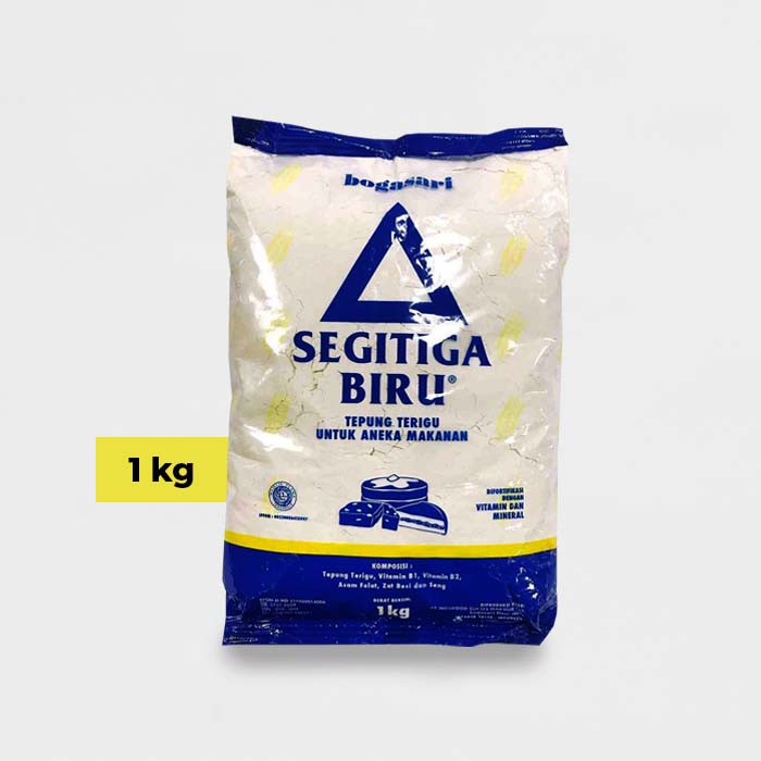 

Tepung Segitiga Biasa/Tepung Protein Sedang/All Purpose Flour/Medium Flour 1 Kg