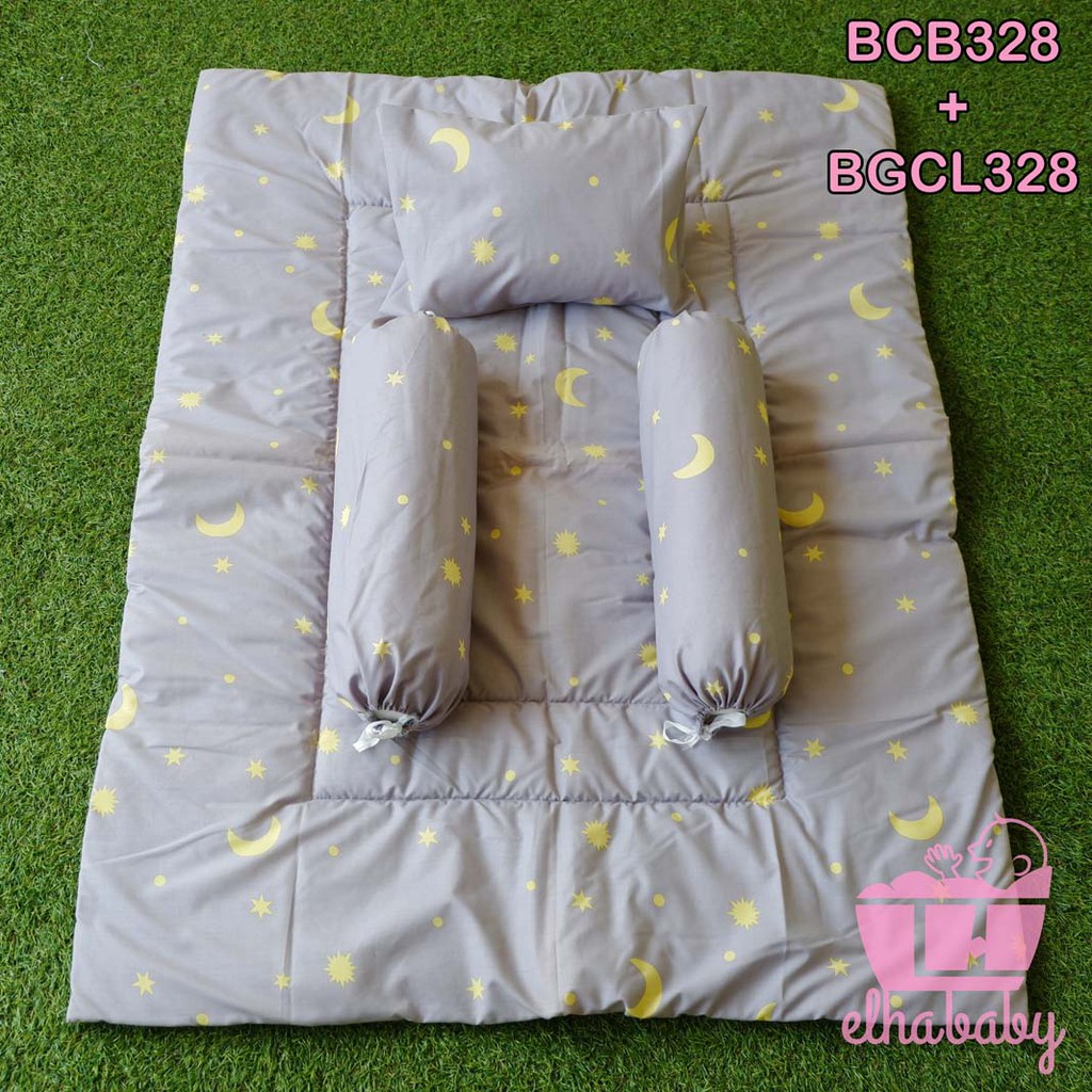 Elhababy bed cover bedcover bayi set motif murah selimut premium matras kasur  bayi karakter-328