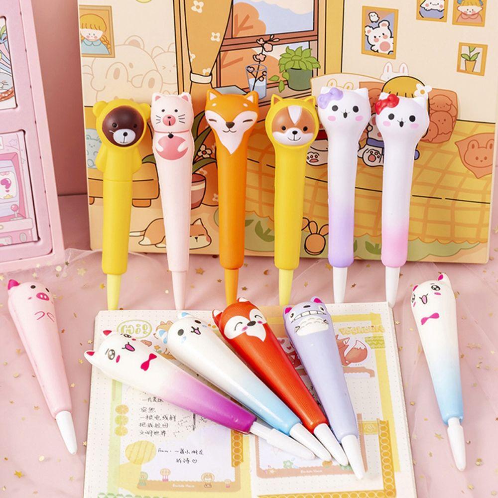 NICKOLAS1 Gel Pen Kreatif Manis Cantik Imut Kawaii Kantor Sekolah Supply Ballpoint