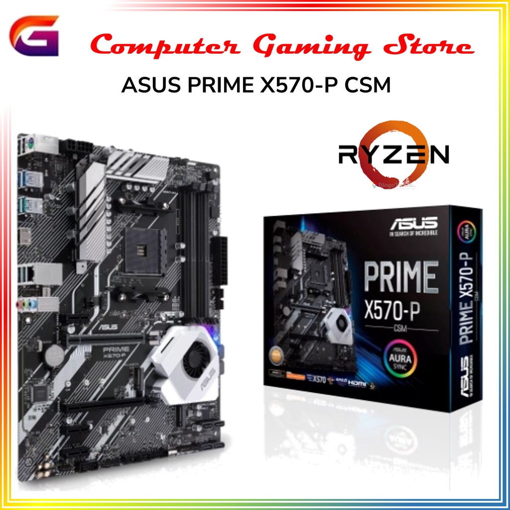ASUS PRIME X570-P CSM Motherboard AMD RYZEN  AM4