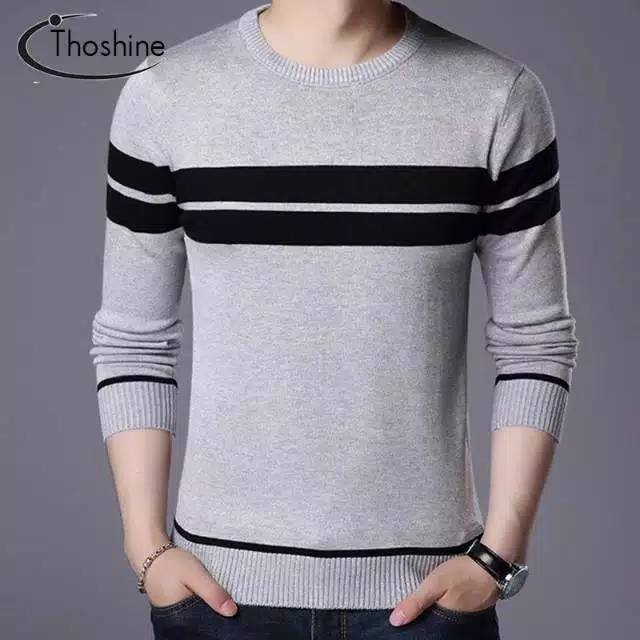SN - Sweater Rajut Pria Valdo knit korean