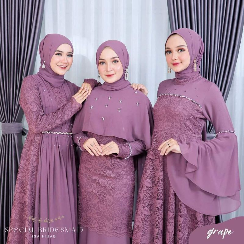 BRIDESMAID STYLE 3 || ISA HIJAB