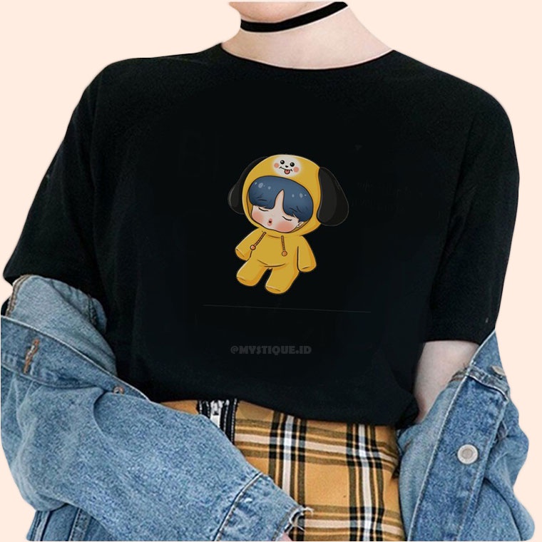 MYSTIQUE.ID - BAJU KAOS KARTUN BTS KOREA AESTHETIC LUCU UNTUK ARMY