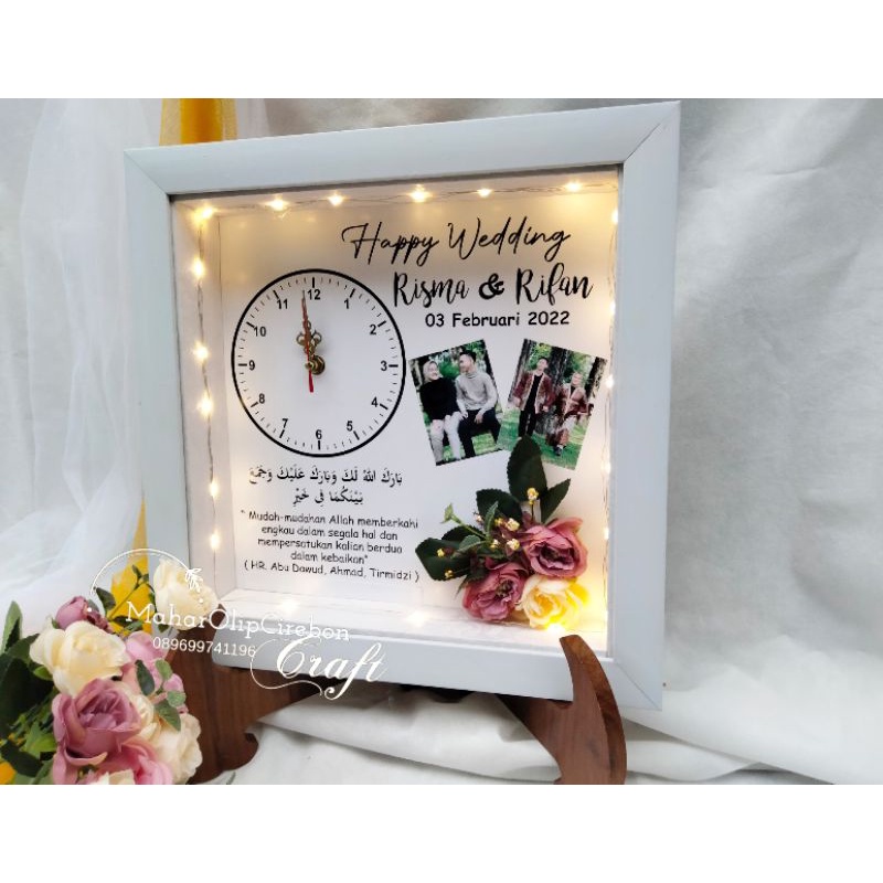 

kado Wedding frame costum