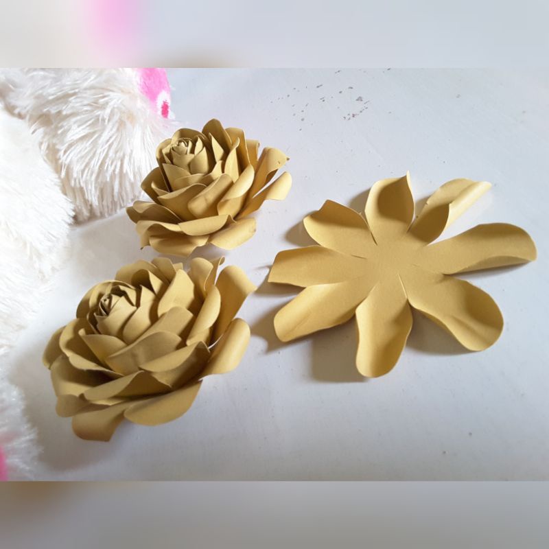 

Pola bunga pinus/ paper flower/ bahan kerajinan kertas