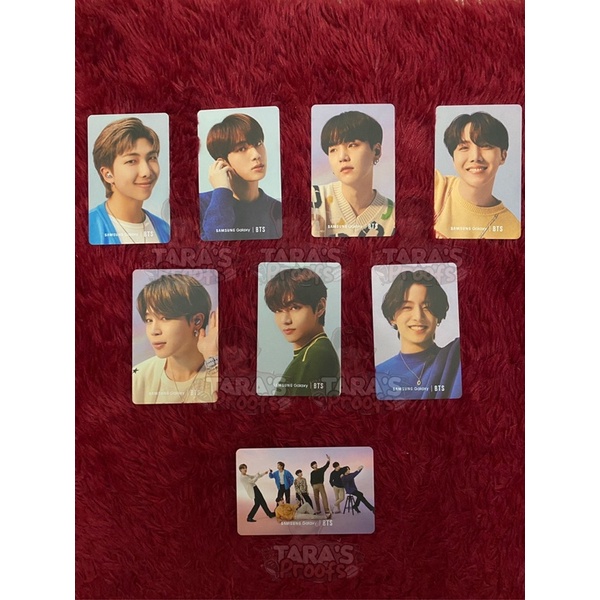 Jual Photocard BTS x Samsung S20 FE Official PC | Shopee Indonesia