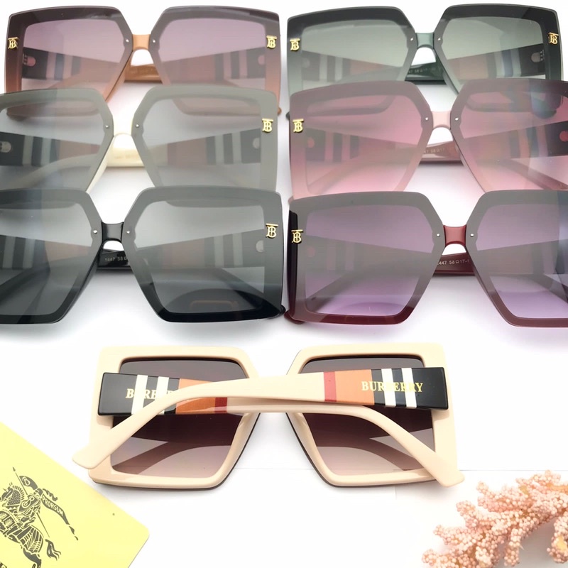 TERMURAH SE-SHOPEE Kacamata Fashion Kaca Mata Sunglass Wanita BURBRY 1447