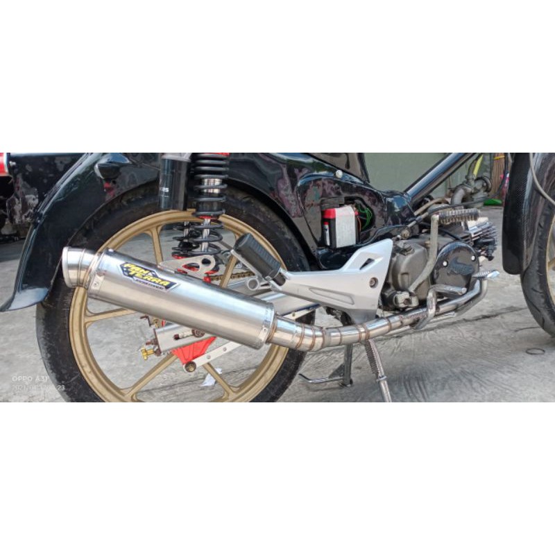 Knalpot Fanterra Pnp Jupiter Z Vega SupraX125 astrea grand (PROLINER PANJANG).