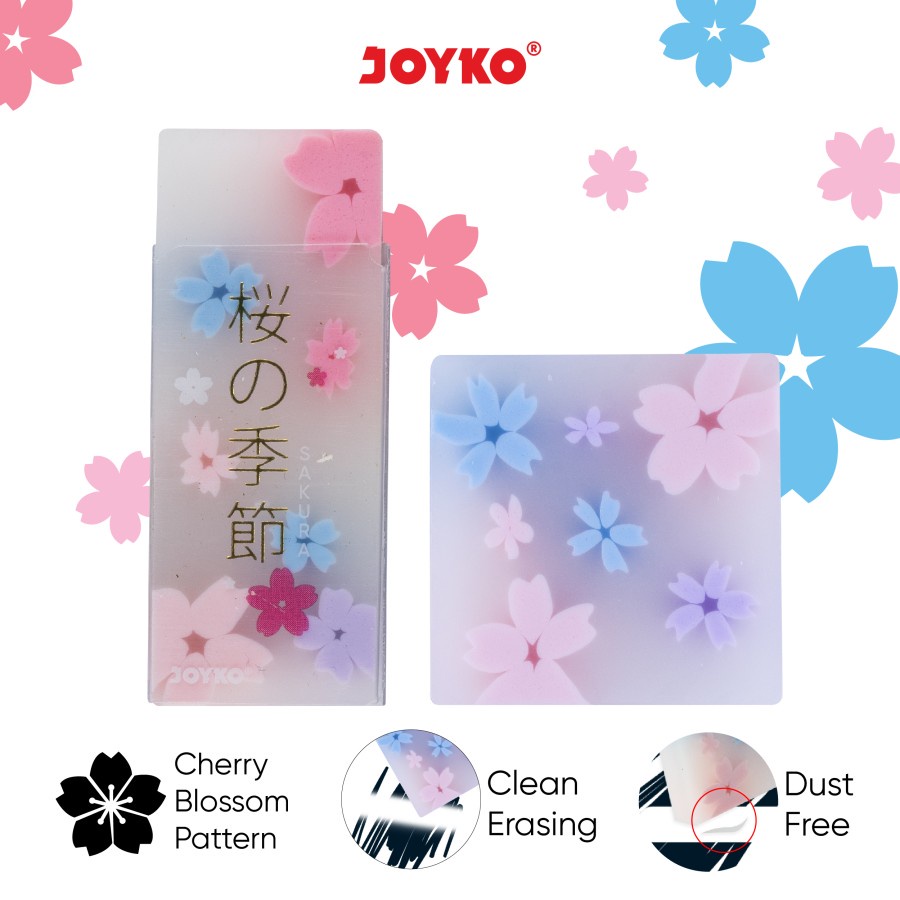 

Penghapus JOYKO Cherry Blossom Patern (1 pc)