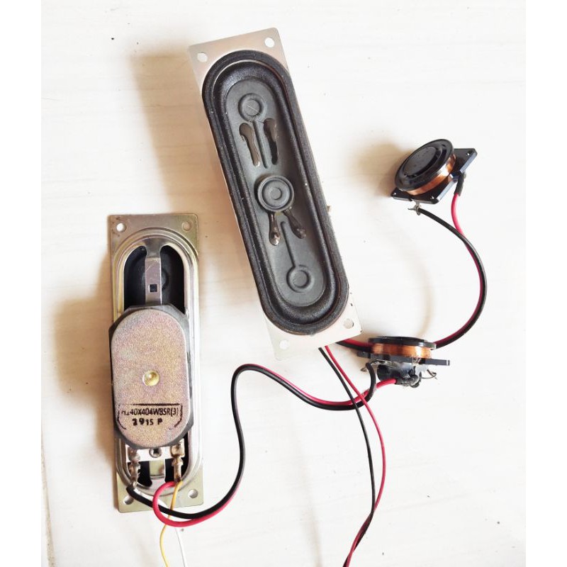 1 PASANG SPEAKER TV LED POLYTRON PLD32D905 LENGKAP DENGAN TWEETER ORI NEW