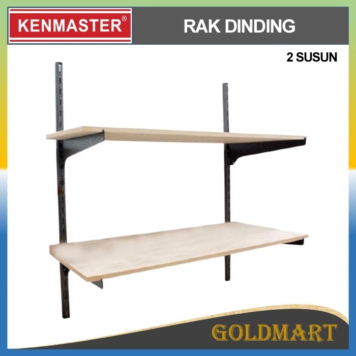 Rak Dinding 2 Susun Besi Selving Bracket / Kenmaster Rak Dinding