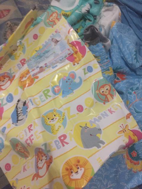 Setelan Batik Jumputan Anak Model Kutubaru Bahan Katun Warna Biru Bac28