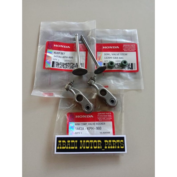 PLATUK KLEP+PAYUNG KLEP+SEAL SUPRA X 125 LAMA/SUPRA X 125 HELMIN/KARISMA/KPH