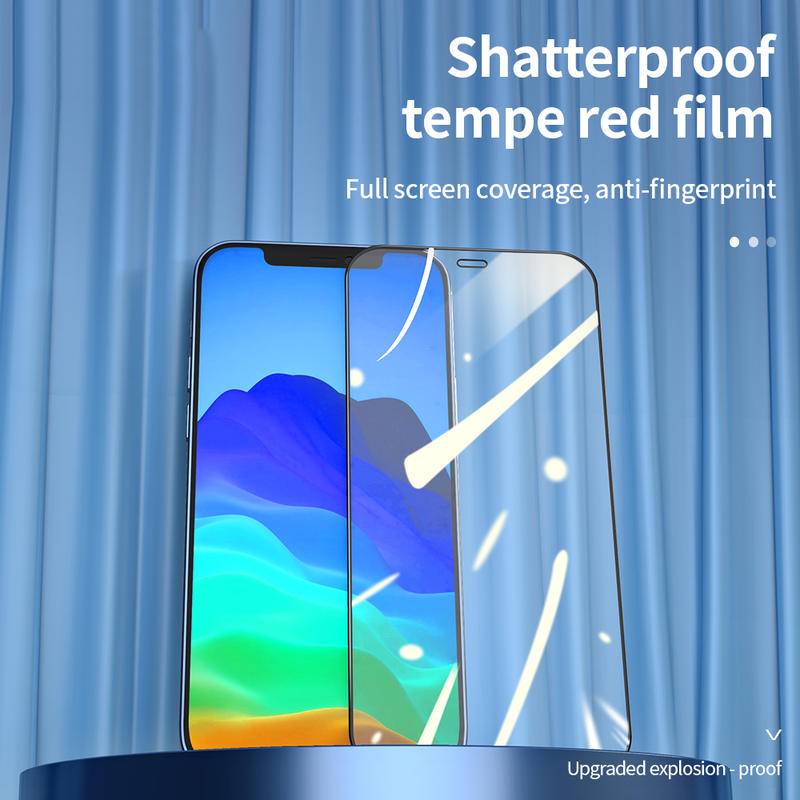 Pelindung Layar Tempered Glass 3D Untuk iphone 11 12 Pro Max Mini 6 6s 7 8 Plus X XS Max XR SE 2020