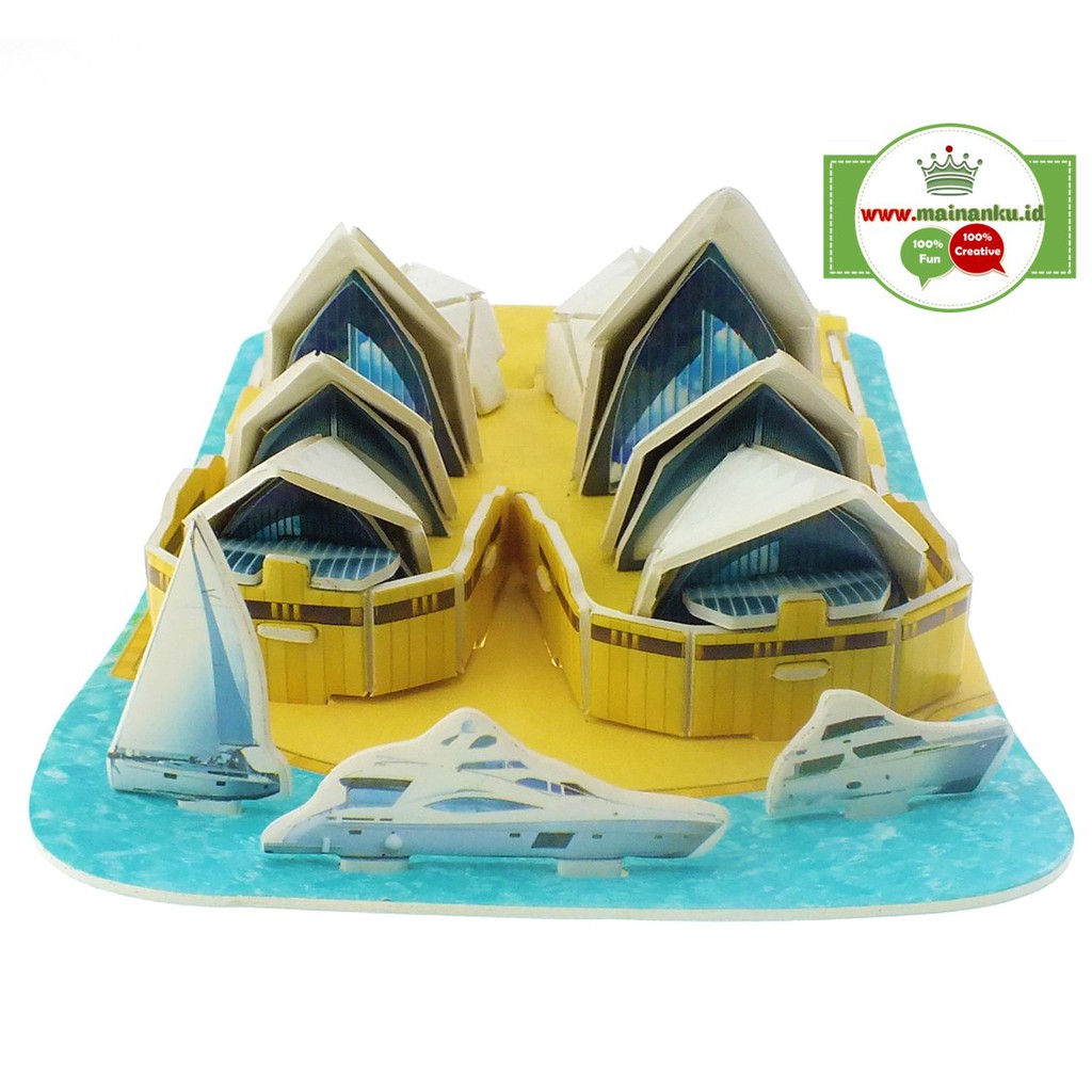 3d Mini Puzzle | OPERA HOUSE  | Mainan Edukasi Anak - 1690-7