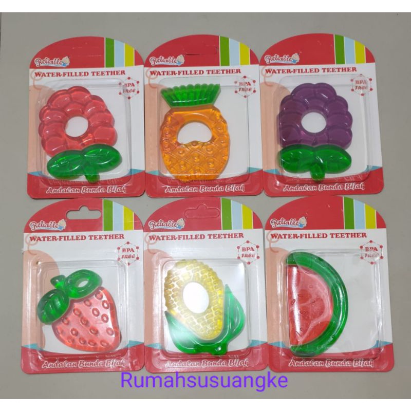 Reliable Water-Filled Teether Gigitan Bayi