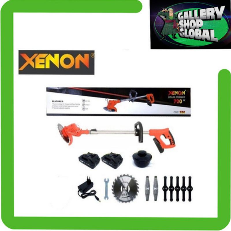 Mesin Potong Rumput Baterai Xenon 18volt