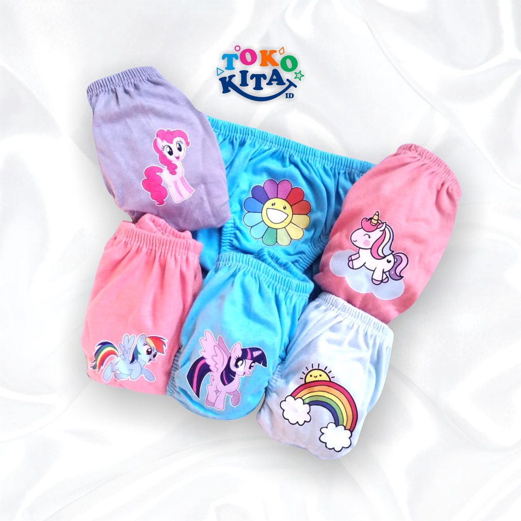 CELANA DALAM ANAK (3 pcs) CD Perempuan Unicorn Little Pony