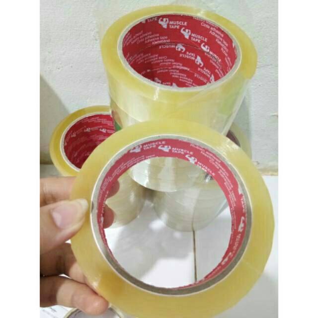 

SOLATIP / ISOLASI /LAKBAN MUSCLE 24 mm 72yard 45micron