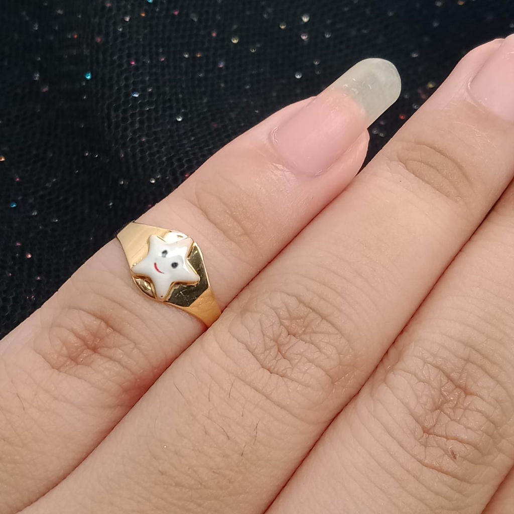 Cincin Emas 17K - Anak 1.05 gr Kadar 750 - 597