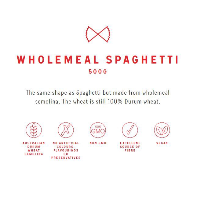 San Remo Wholemeal Spaghetti Pasta 500gr