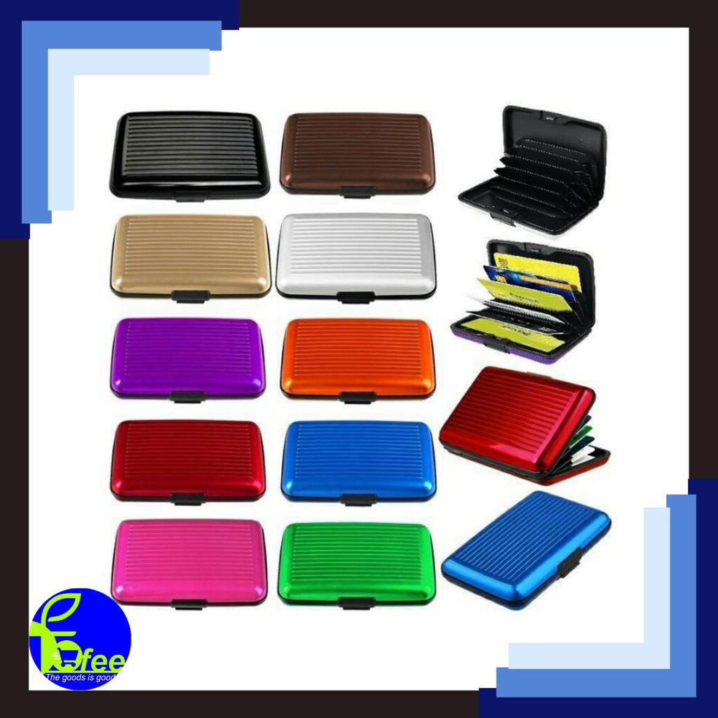 [IMPORT] - Dompet Kartu Caddy Card Caddy Dompet Kartu Tahan Air Aluminium Case Organizer Anti Air