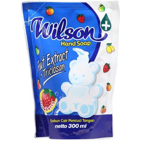 WILSON Hand Soap / Handsoap / Handwash / Hand Wash Strawberry Sabun Pencuci Tangan 300 ml Refill