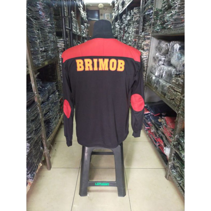 kaos brimob lengan panjang/kaos pelopor