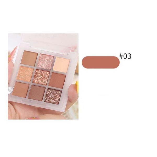 LAMEILA 9 COLORS GLITTERY PEARLY EYESHADOW PALETTE_Cerianti