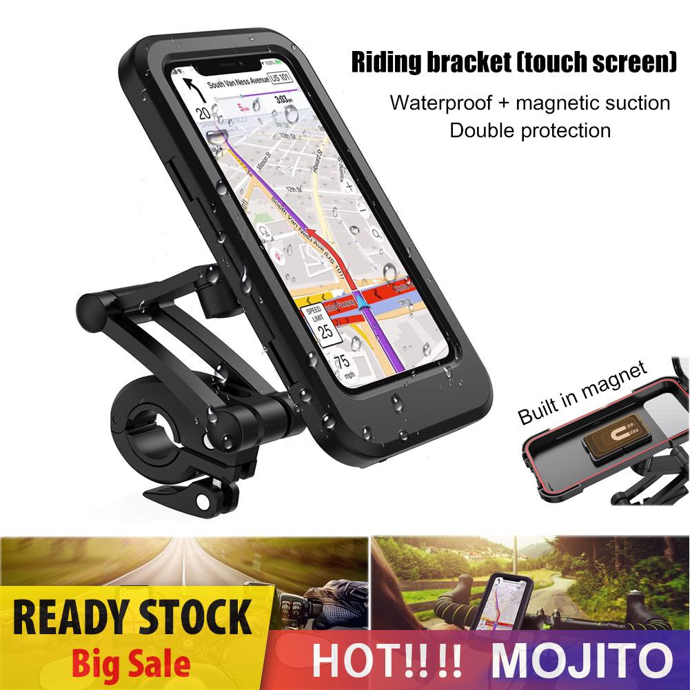 Bracket Holder Handphone Anti Air Dapat Berputar 360 Derajat Untuk Sepeda