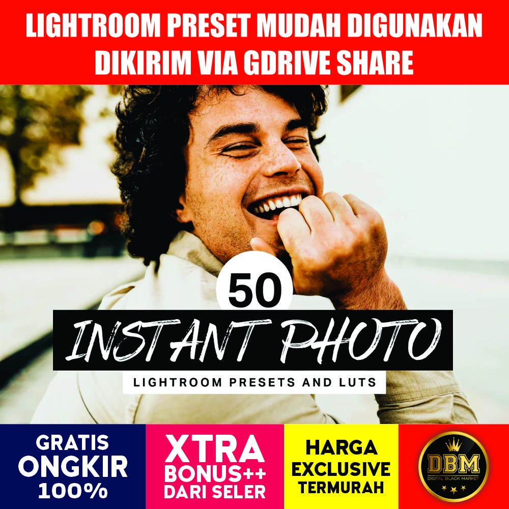 50 Instant Photo Lightroom Presets And Luts