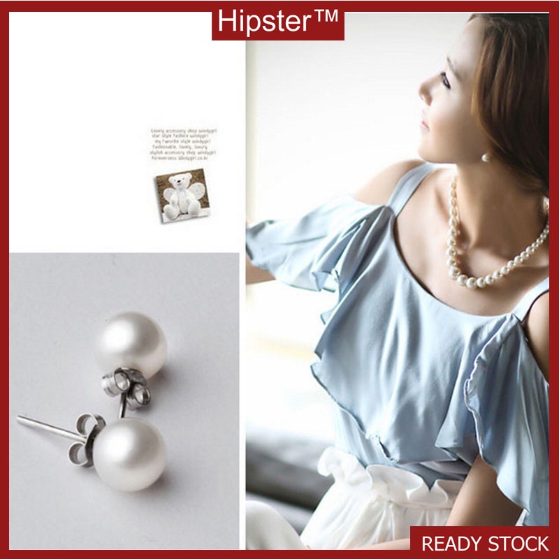 Hot Sale Fashion New Product Temperamental Pearl Stud Earrings