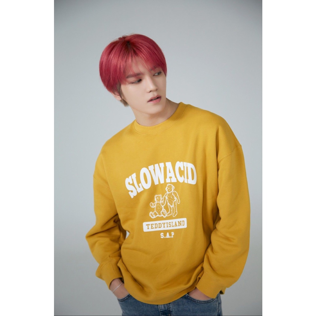 SWEATER UNISEX SLOWACID TEDDYISLAND - CREWNEC TEBAL KEKINIAN PREMIUM