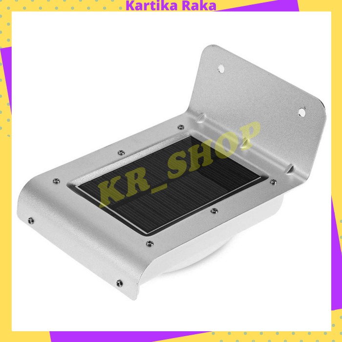 KR Lampu Solar Sensor Gerak Outdoor 16 LED Weatherproof