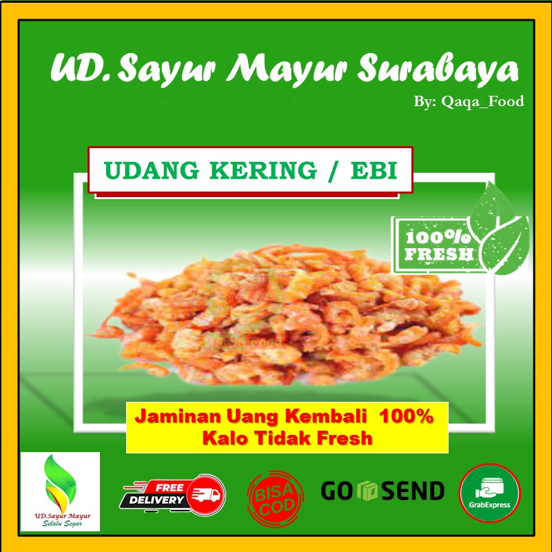 

UDANG KERING EBI KERING SUPER MURAH 100 GRAM - UD210