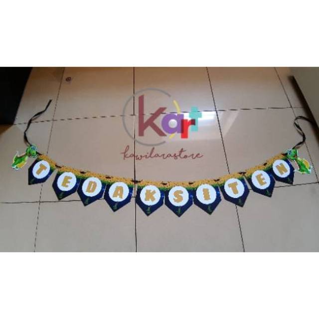 Bunting flag  TEDAK SITEN DINOSAURUS