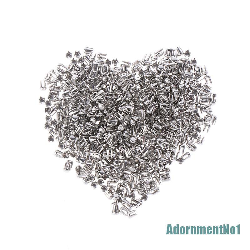 [AdornmentNo1]500pcs Spikes Rivets Four Claw Nails DIY for Clothing Beads Machine Accessories